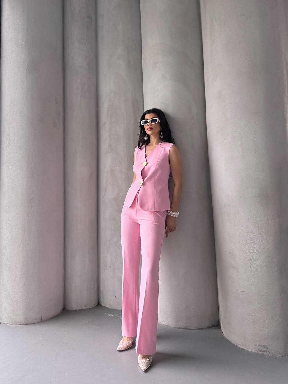 Sıfır Kol Yelek & Blazer Takımı